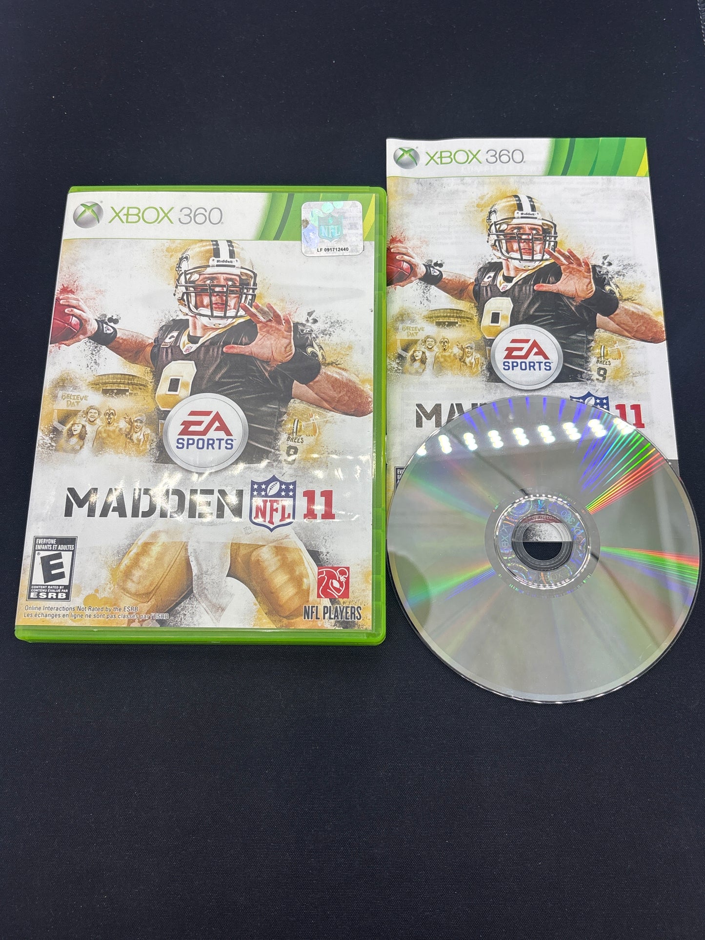 Auction Lot 181: XBOX 360 Video Game Madden 11 CIB