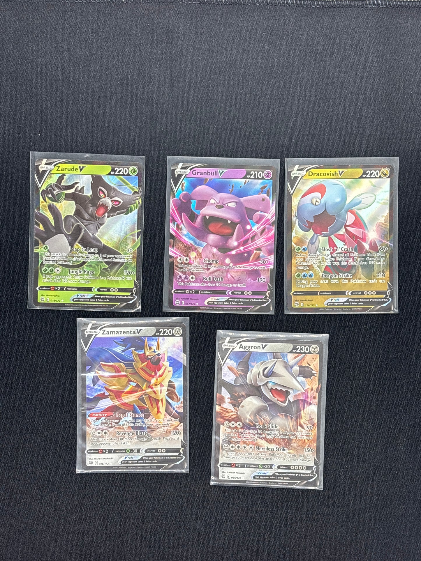 Auction Lot 189: Pokemon SWSH Fusion Strike V Lot Conditions Vary