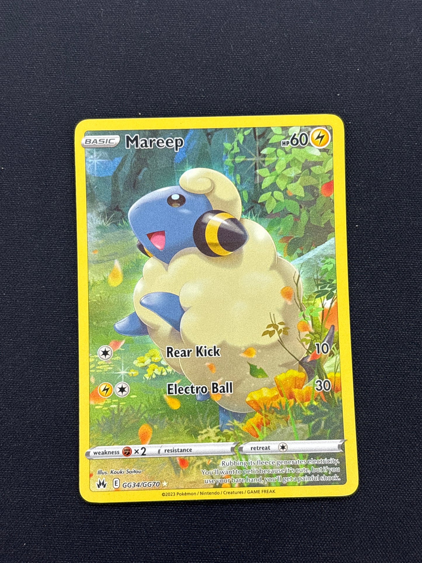 Auction Lot 159: Pokemon Card Mareep Crown Zenith Conditions Vary