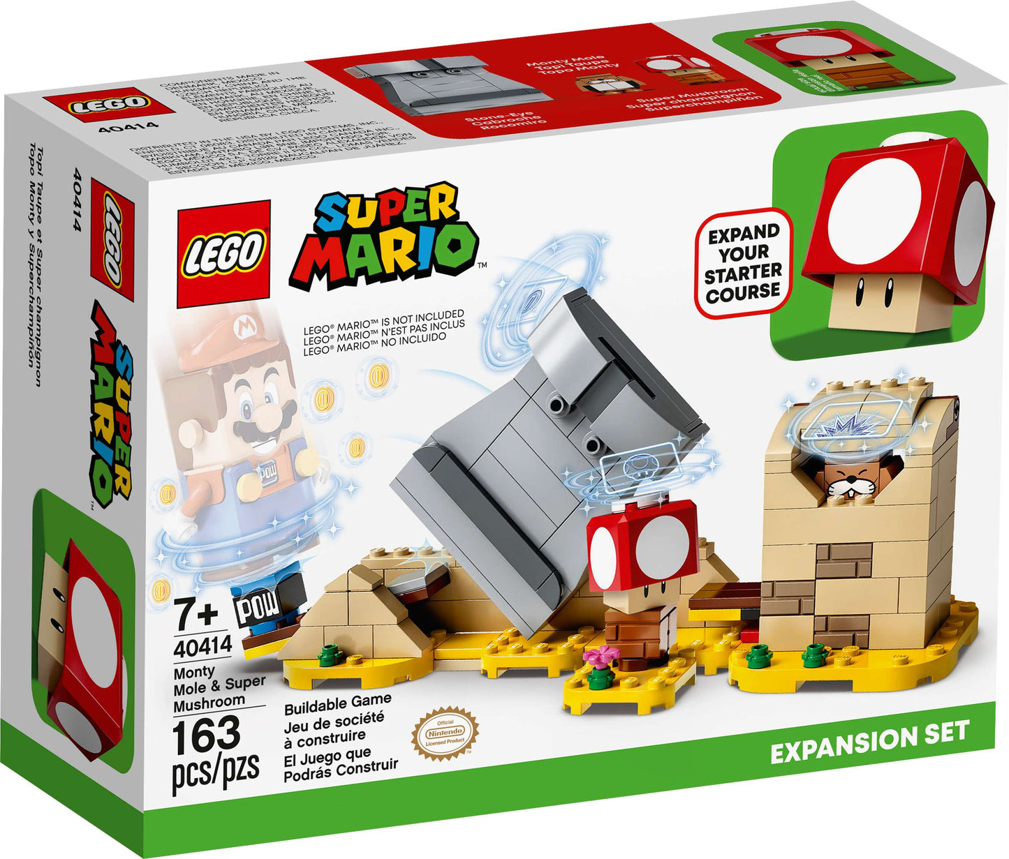 40414 Monty Mole & Super Mushroom