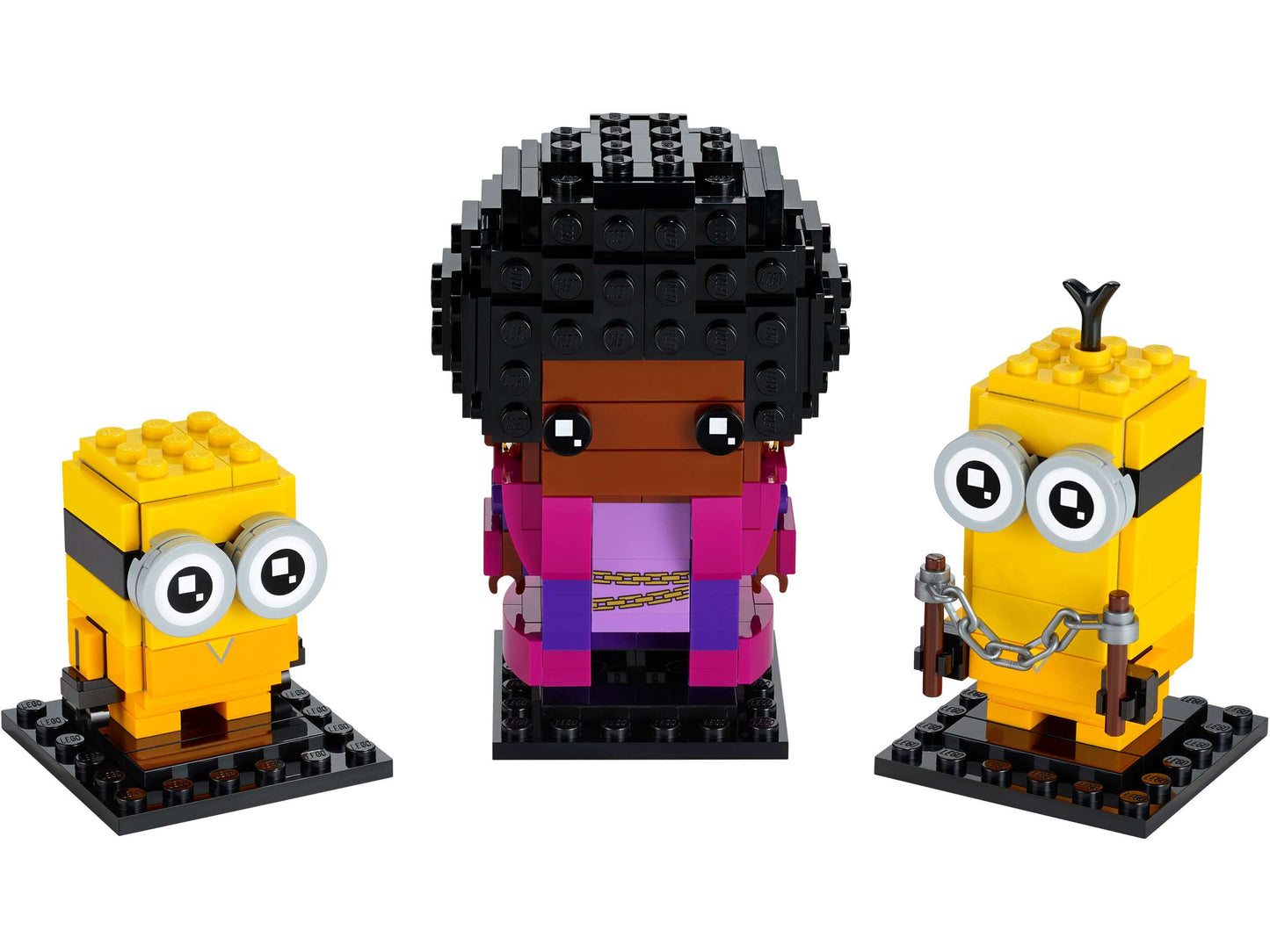 40421 Brick Headz Belle Bottom, Kevin and Bob
