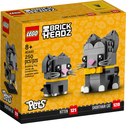 40441 Brick Headz Shorthair Cats
