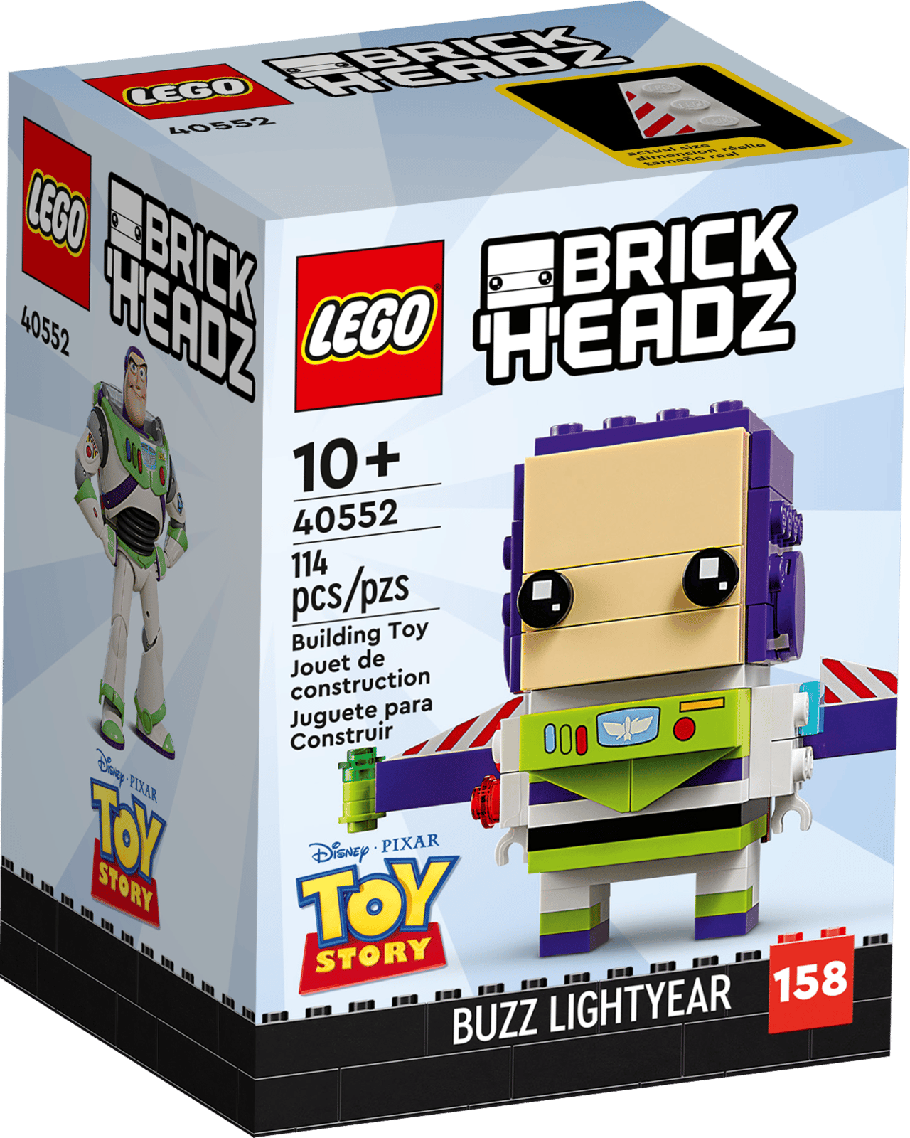 40552 Buzz Lightyear Brick Headz