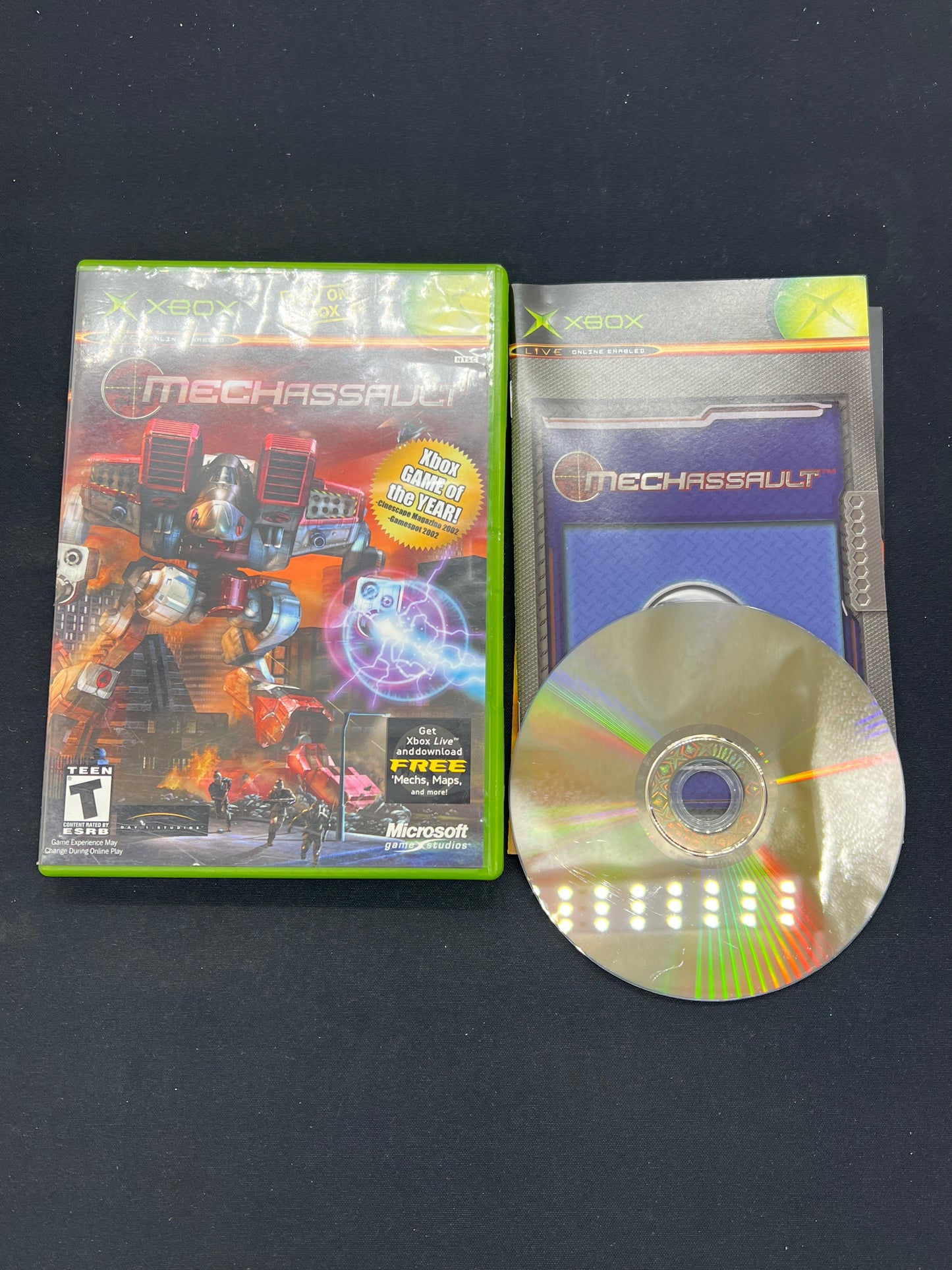 Auction Lot 336: XBOX MechAssault CIB