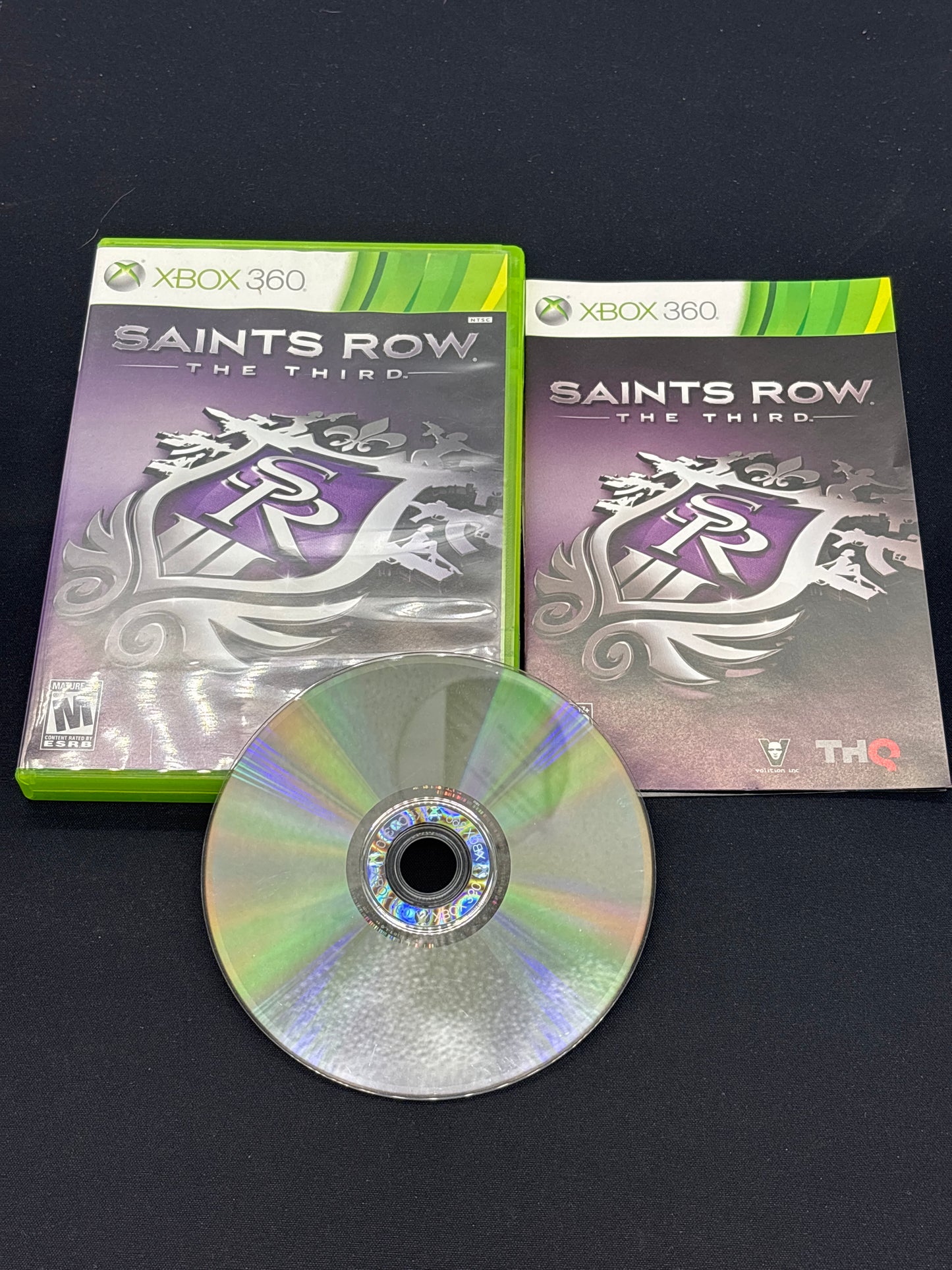 Auction Lot 79: XBOX 360 Saints Row 3 Video Game CIB
