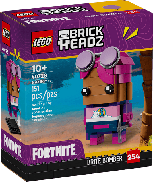 40728 Brick Headz Brite Bomber
