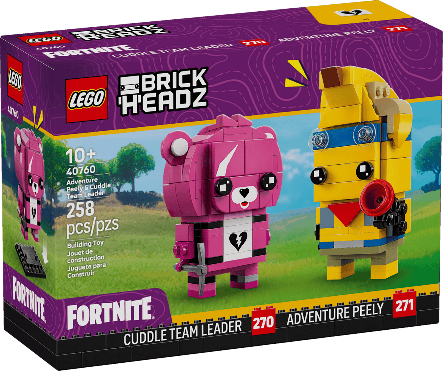 40760 Brick Headz Adventure Peely & Cuddle Team Leader