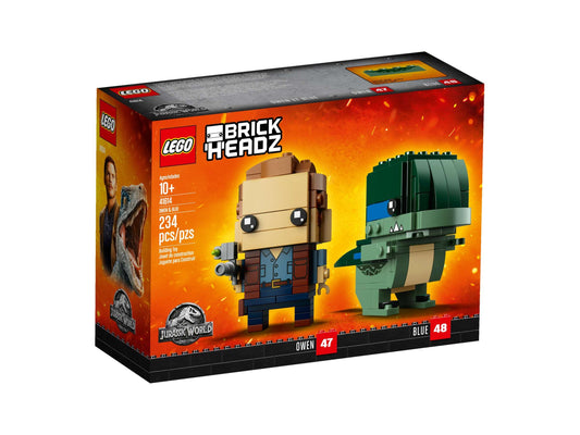 41614 Brick Headz Owen & Blue
