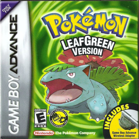 Pokemon Leaf Green GBA CIB