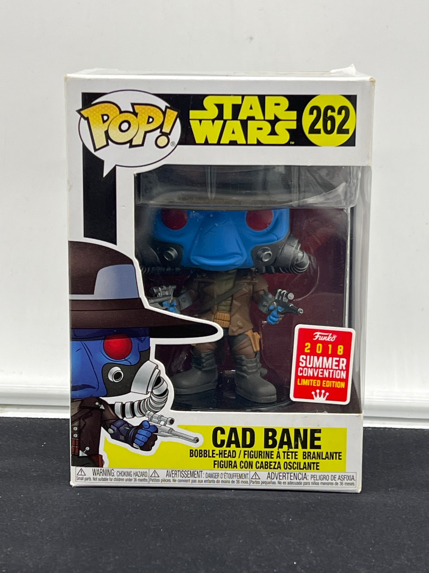 Auction Lot 55: POP Funko Star Wars 262 Cad Bane Figure