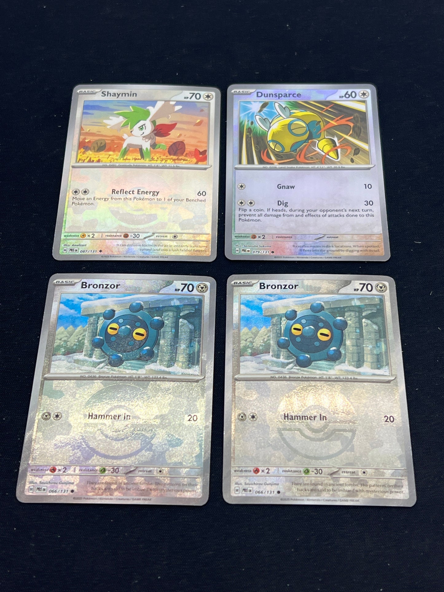 Auction Lot 366: Pokemon Cards Assorted Lot of 4 Pokeball Holos Prismatic Evolutions Conditions Vary