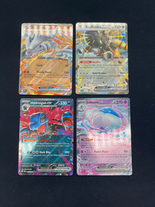 Auction Lot 346: Pokemon Cards Lot of 4 Assorted EX White Flare Conditions Vary