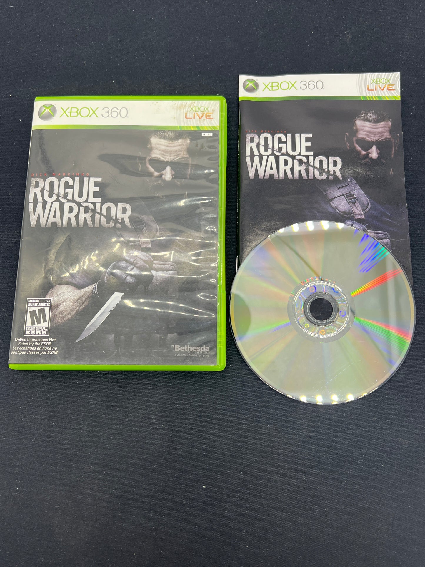 Auction Lot 129: XBOX 360 Video Game Rogue Warrior CIB
