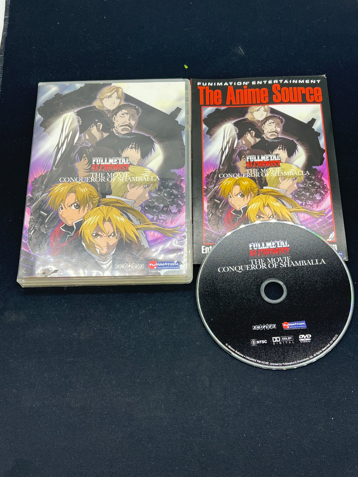 Auction Lot 190: Full Metal Alchemist The Movie Conqueror of Shamballa CIB