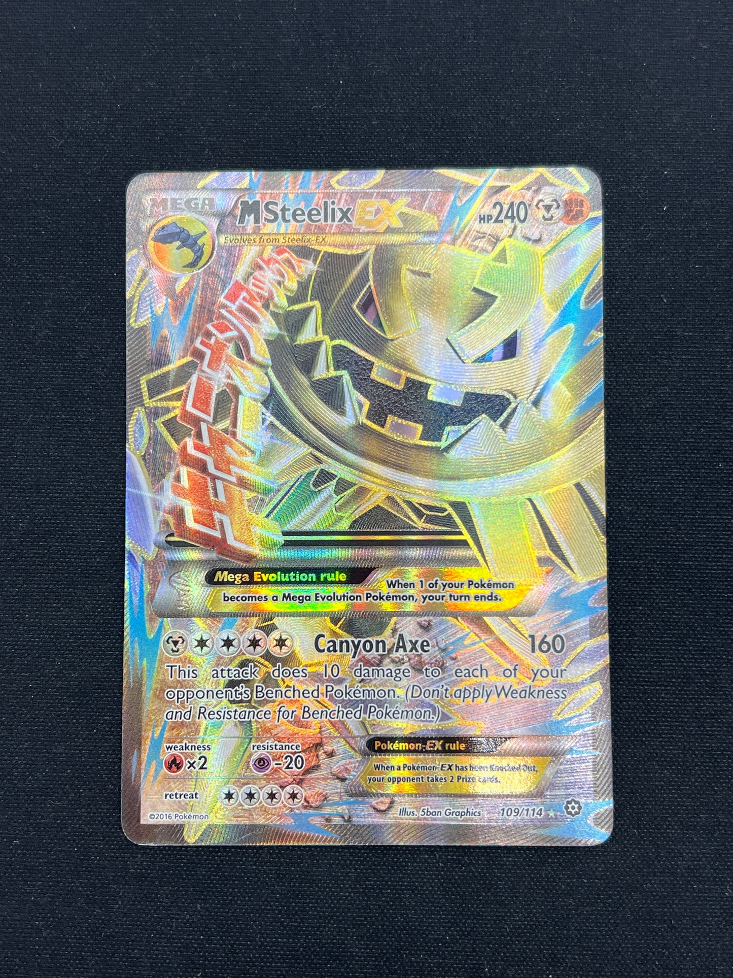 Auction Lot 172: Pokemon Cards Mega Steelix EX Ancient Origins Full Art Conditions Vary