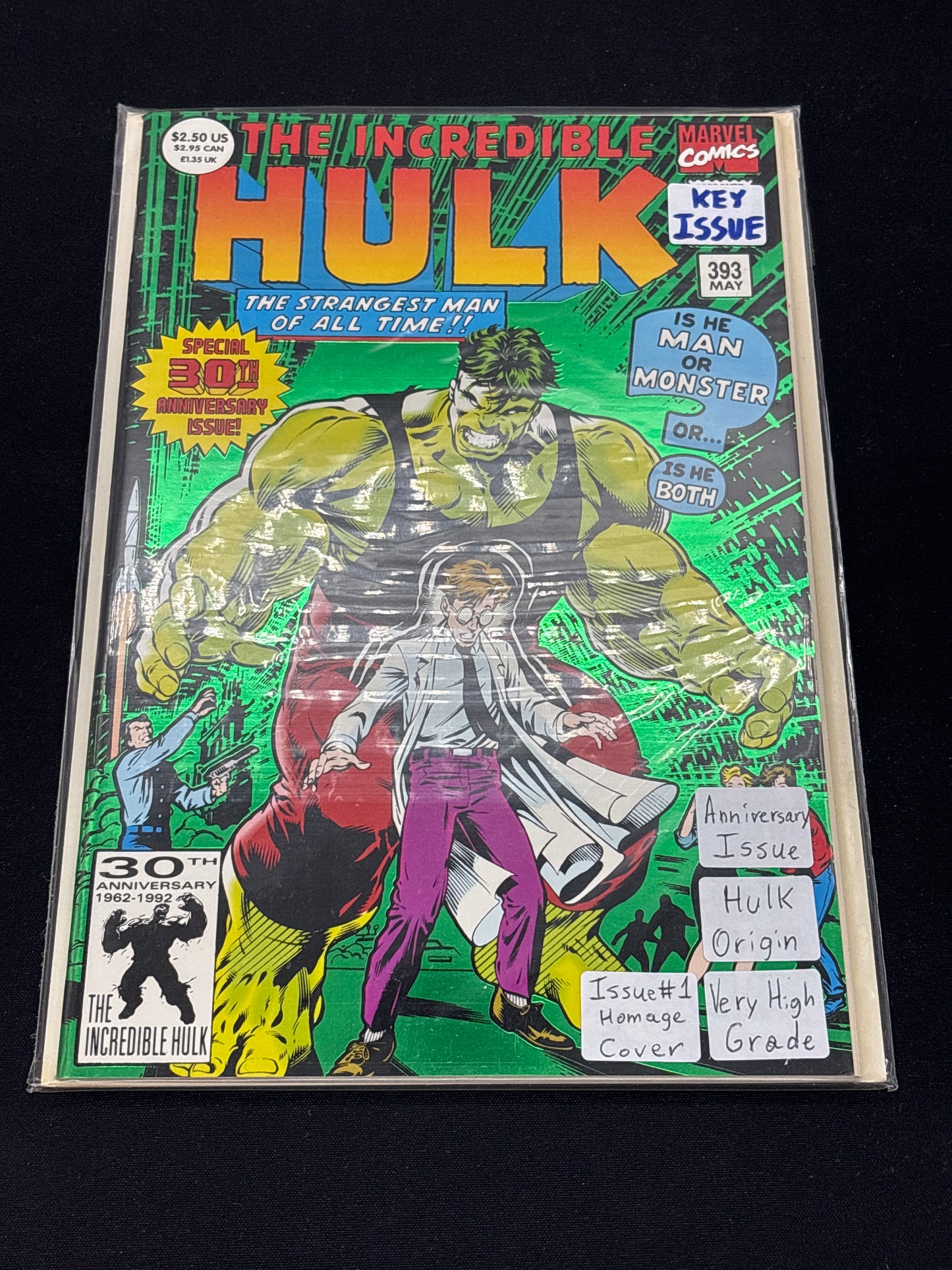 Auction Lot 200: Marvel Comics The Incredible Hulk Issue 393 Comic Book