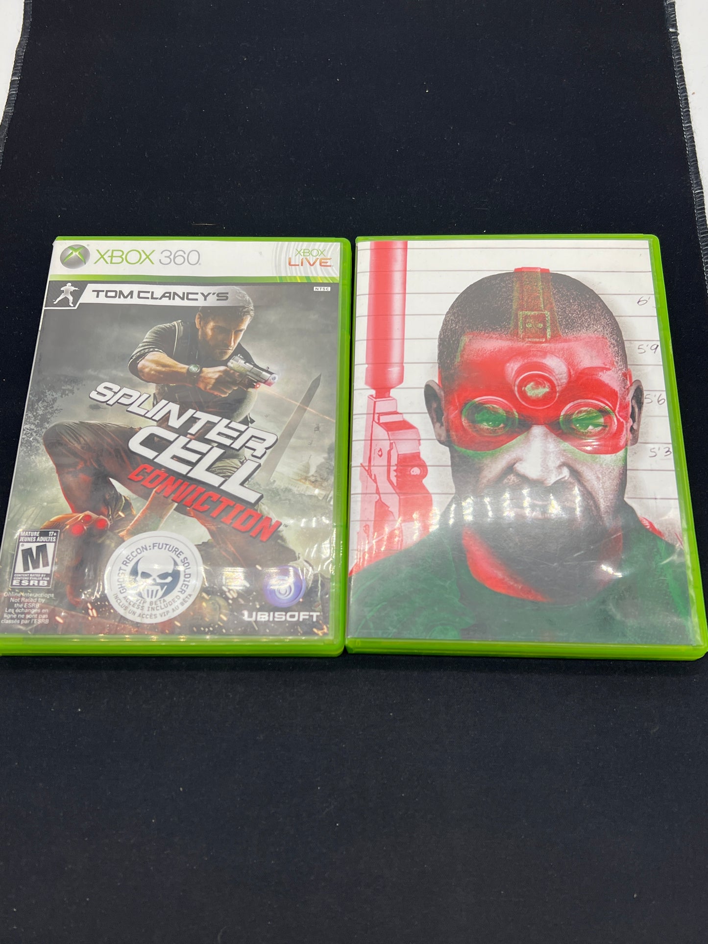 Auction Lot 200: XBOX 360 Game Lot of 2 Splinter Cell Conviction Double Agent