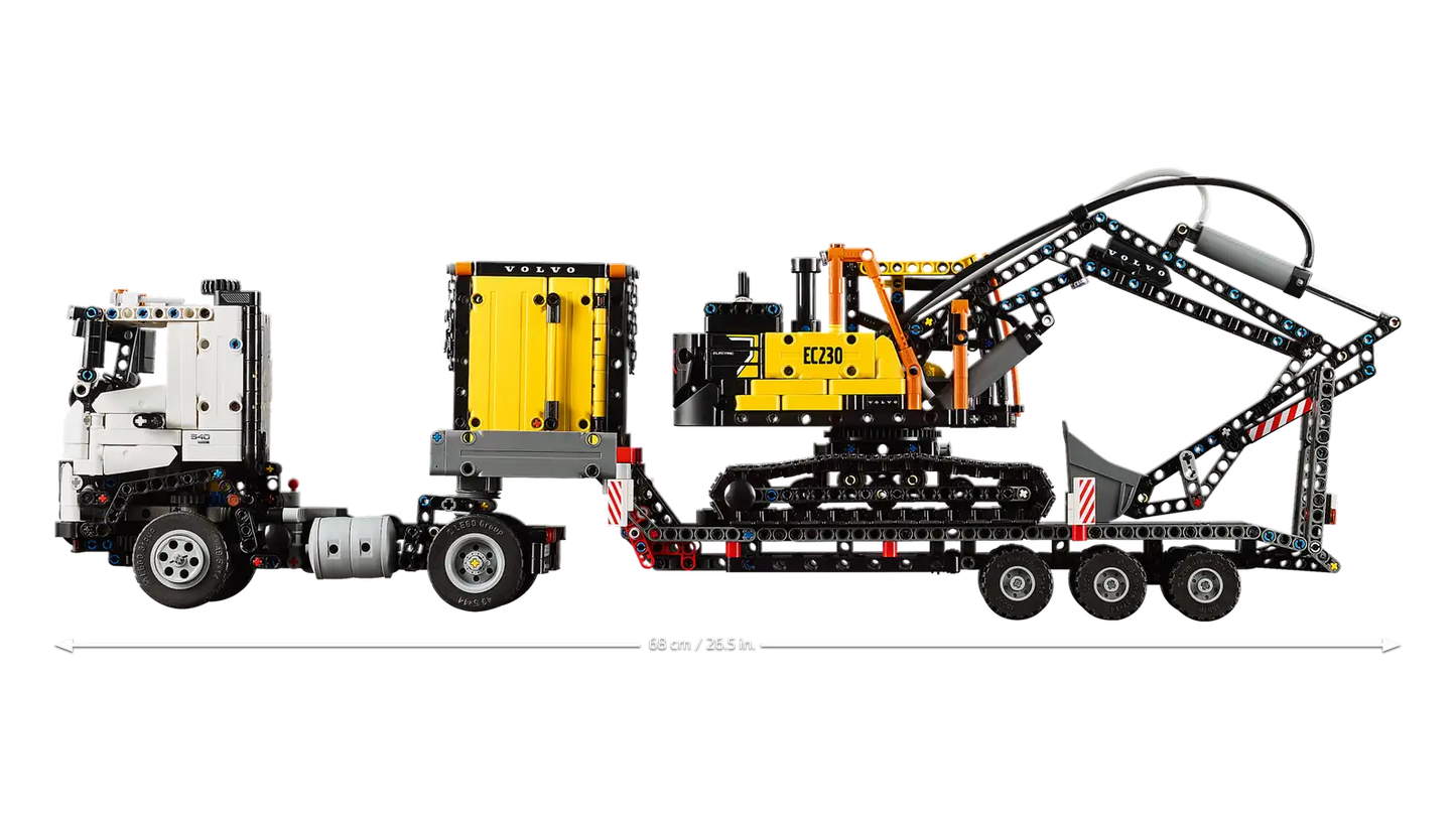 42175 Volvo Fmx Truck & Ec230 Electric Excavator