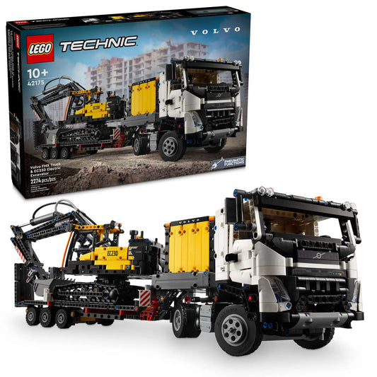 42175 Volvo Fmx Truck & Ec230 Electric Excavator