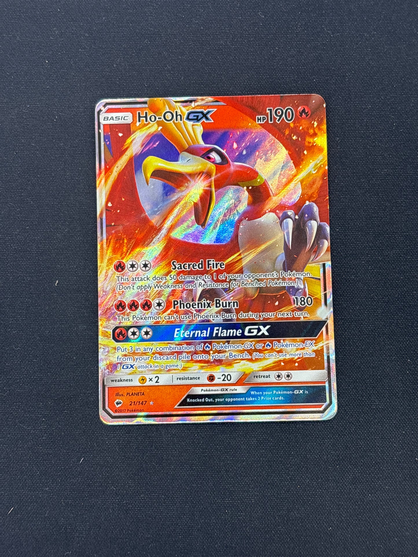 Auction Lot 331: Ho-Oh GX Full Art Card Conditions Vary