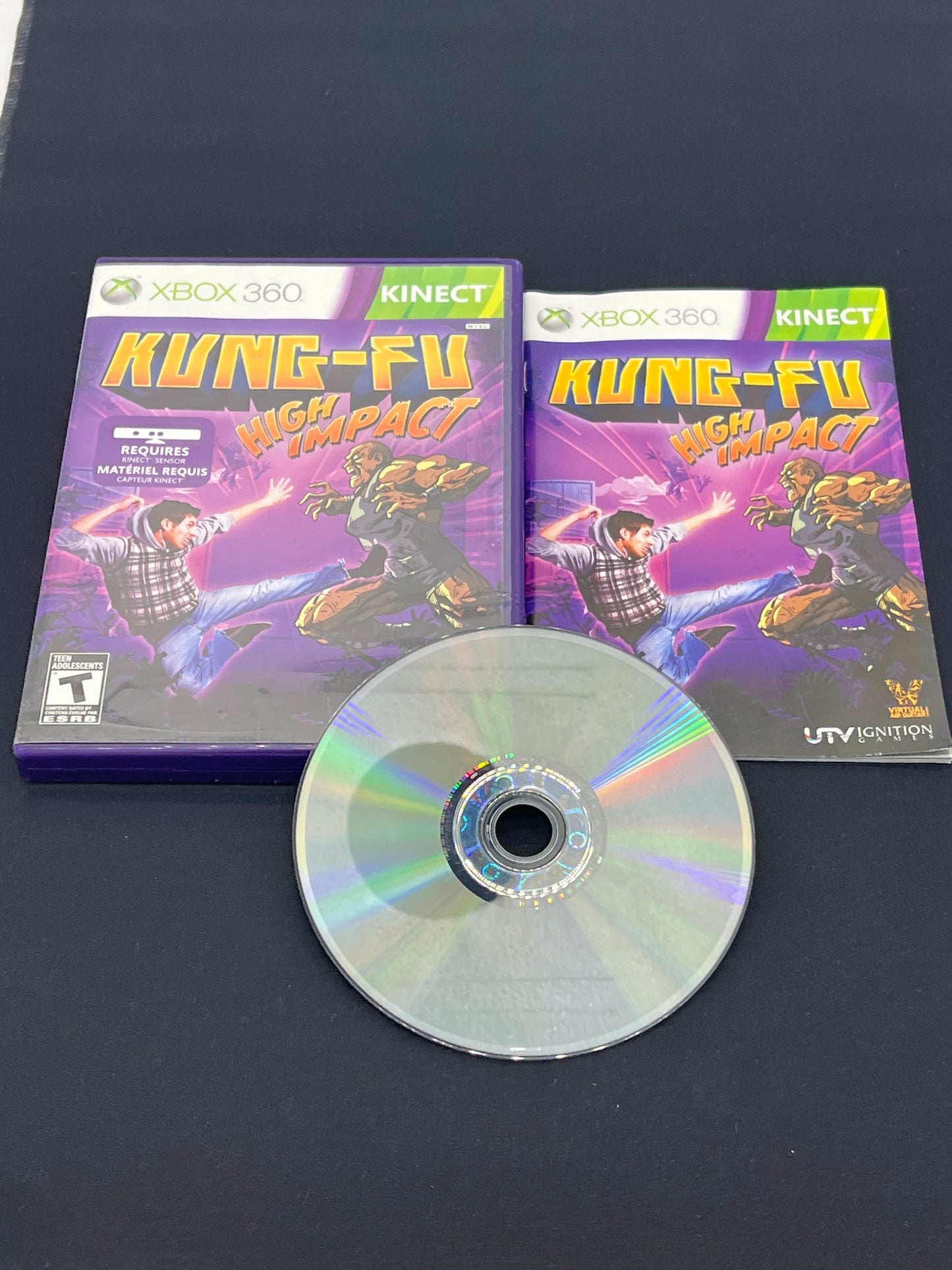 Auction Lot 134: XBOX 360 Video Game Kung-Fu High Impact