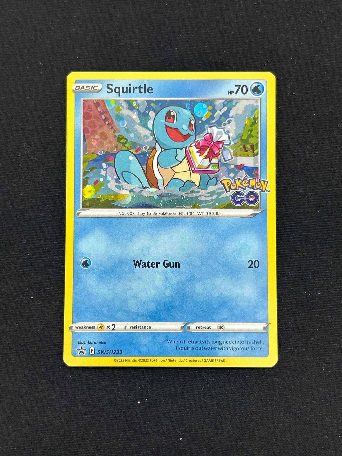 Auction Lot 438: Pokemon Cards Squirtle SWSH Pokemon GO Promo Conditions Vary