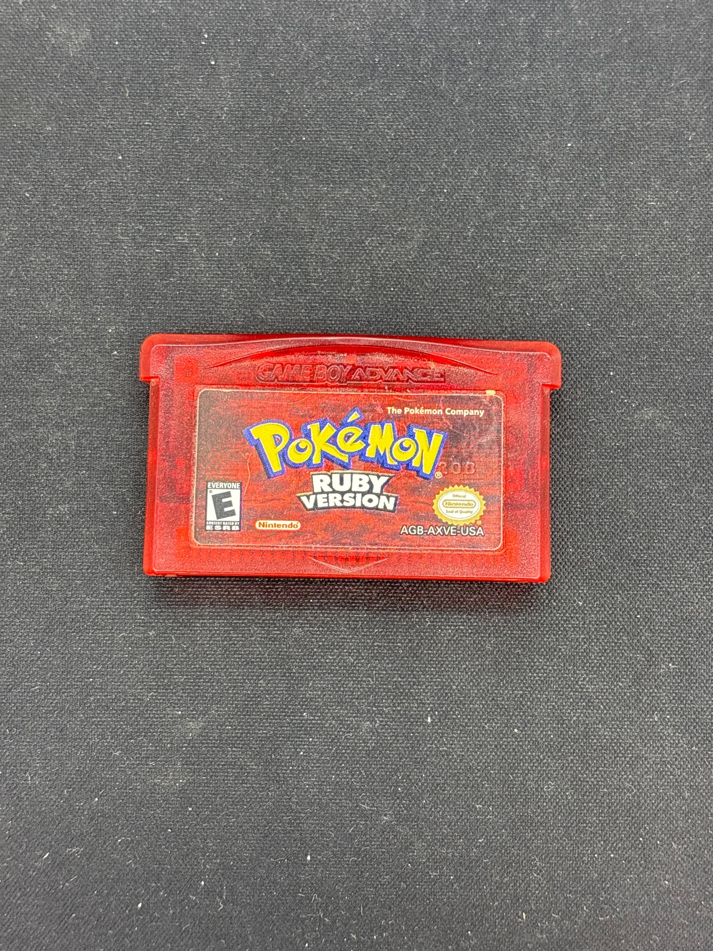 Auction Lot 3: Nintendo Gameboy Advance Pokemon Ruby Authenticity Unknown Loose