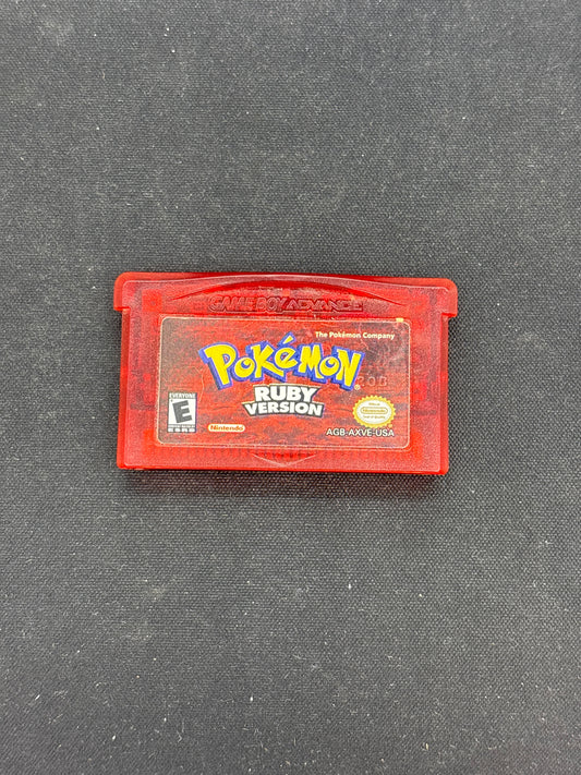 Auction Lot 3: Nintendo Gameboy Advance Pokemon Ruby Authenticity Unknown Loose