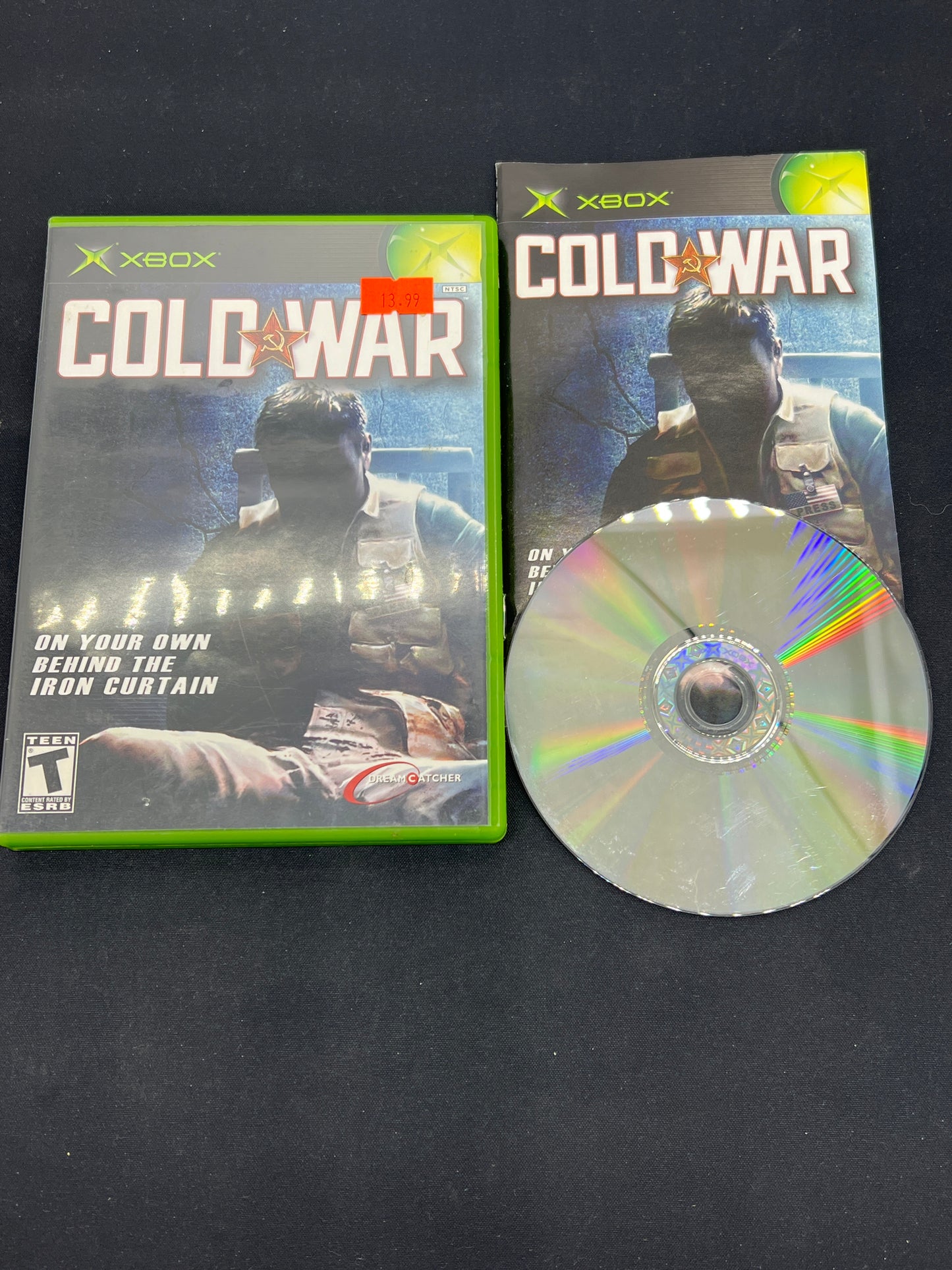 Auction Lot 124: XBOX Video Game Cold War CIB
