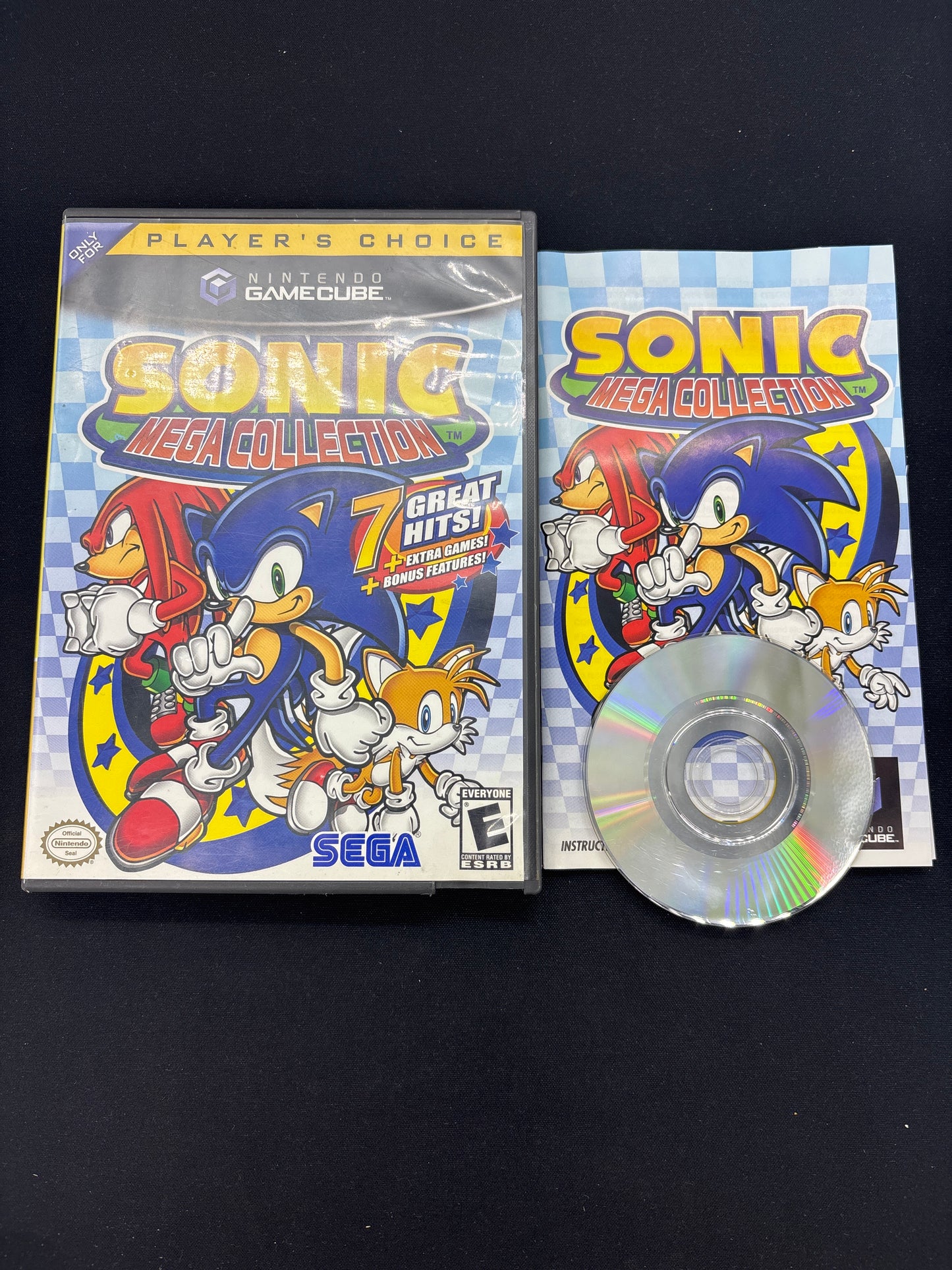 Auction Lot 117: Nintendo Game Cube Sonic Mega Collection With Case & Disc