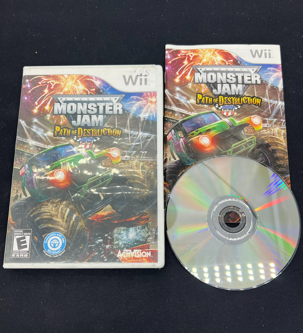 Auction Lot 134: Nintendo WII Video Game Monster Jam Path of Destruction CIB
