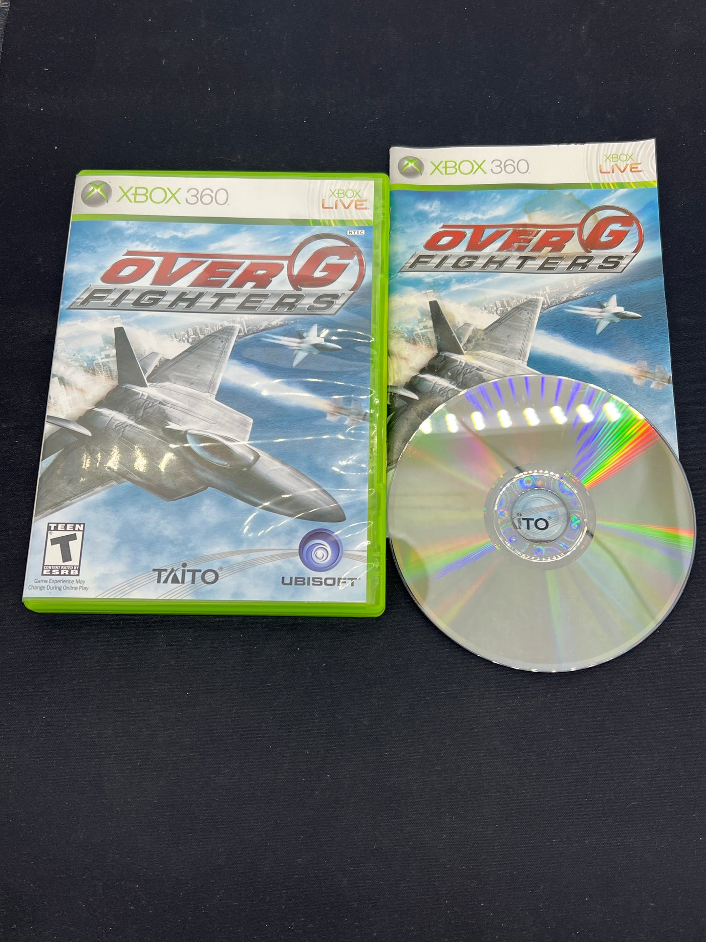 Auction Lot 190: XBOX 360 Video Game Over G Fighters CIB