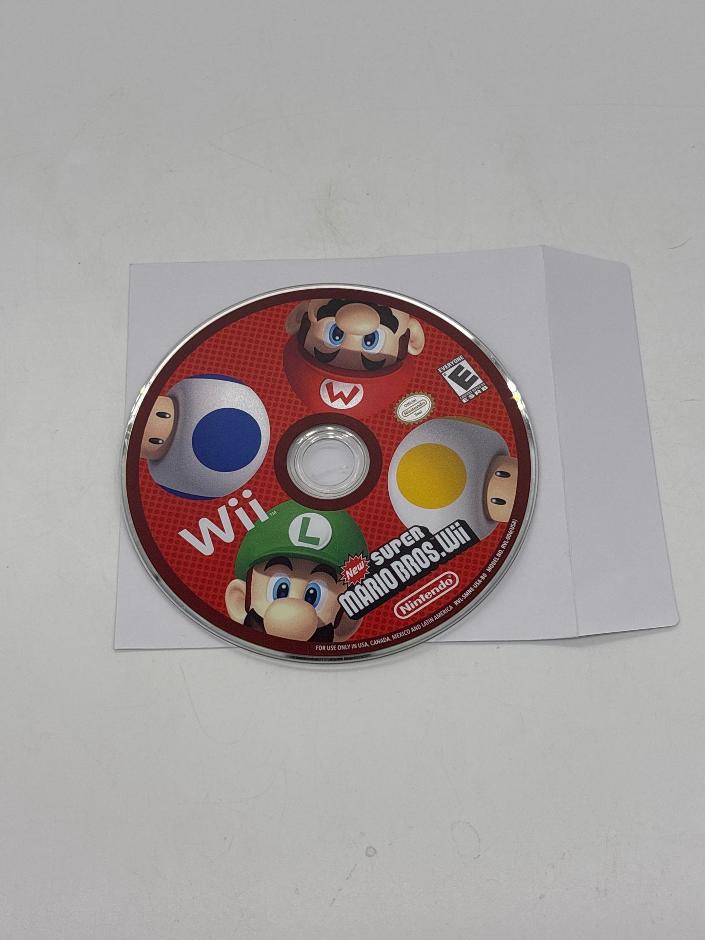 Auction Lot 160: Super Mario Bros Wii  Video Game Nintendo Wii