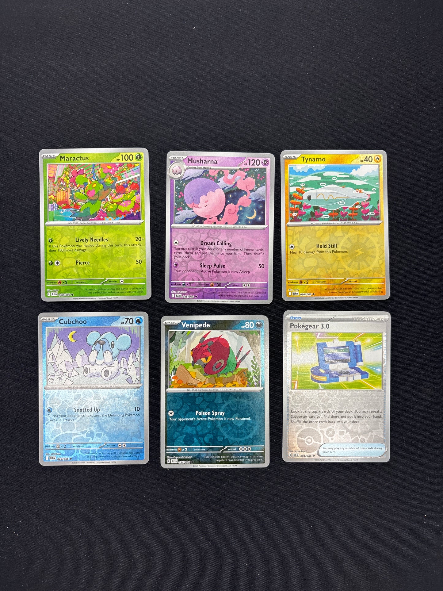 Auction Lot 200: Pokemon SV Black Bolt Reverse Holo Card Lot 1 Conditions Vary