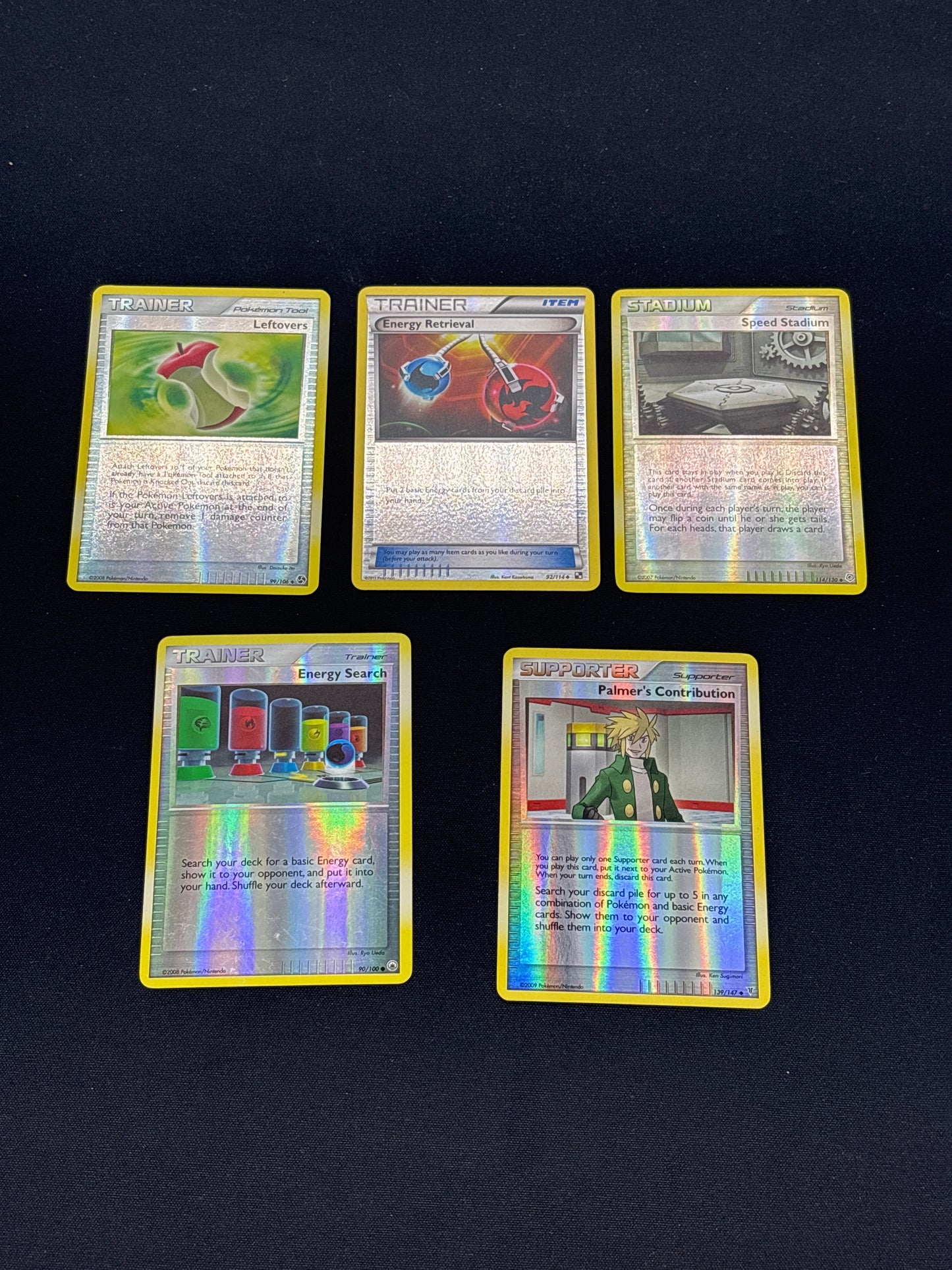 Auction Lot 45: Pokemon Mid Era Reverse Holo Trainer Card Lot 3 Conditions Vary