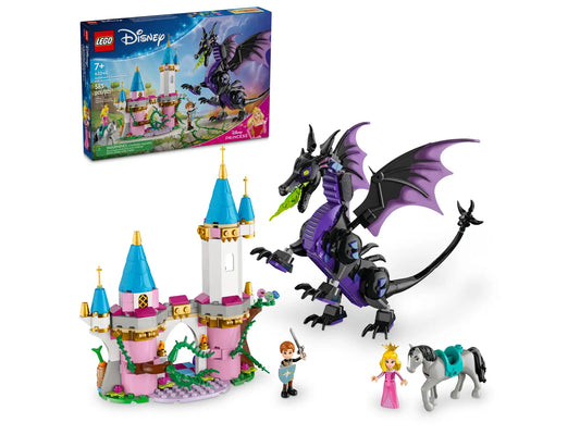 43240 Maleficents Dragon Form And Auroras Castle