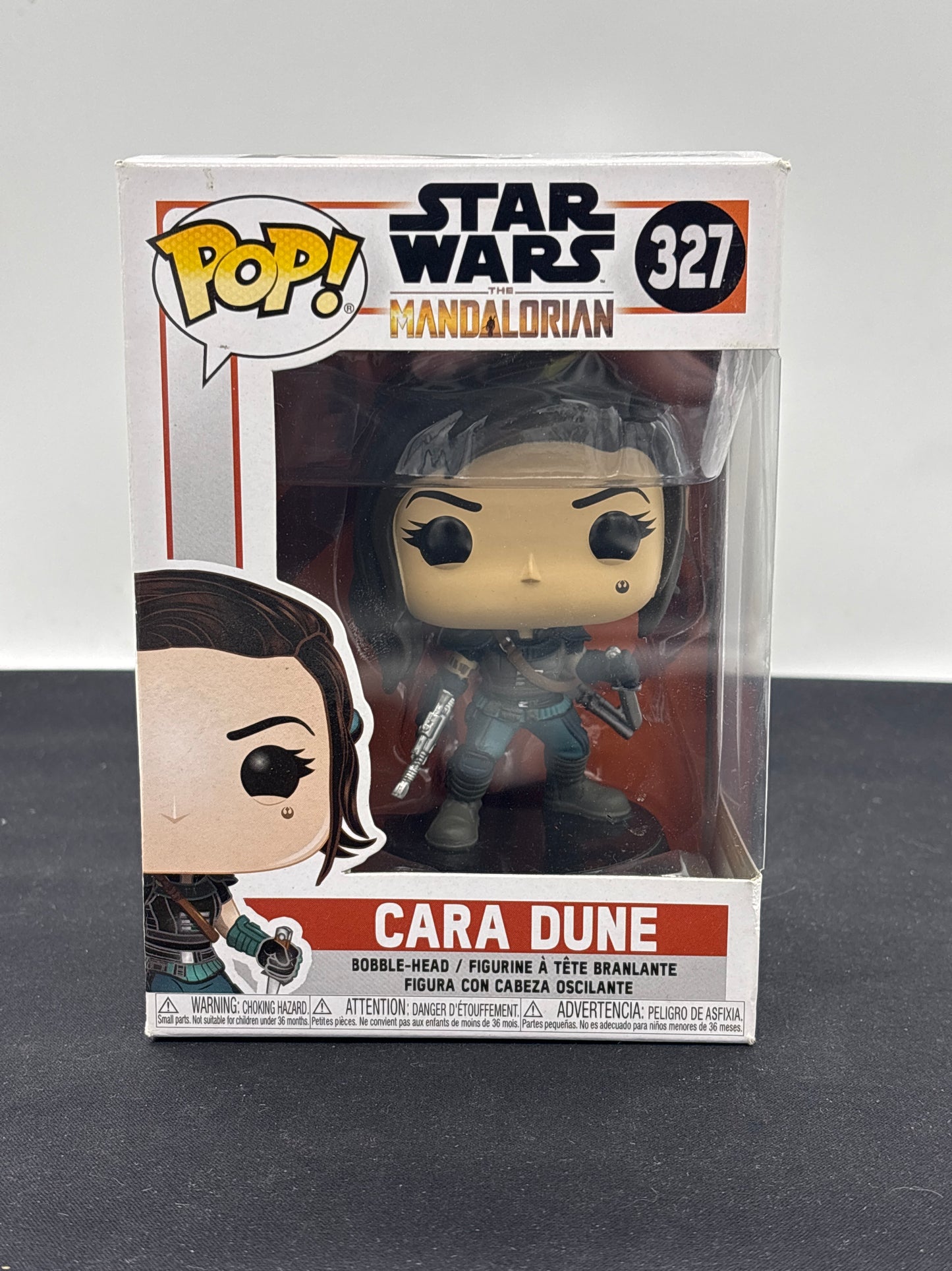 Auction Lot 97: POP Funk Cara Dune Star Wars 327 Figure