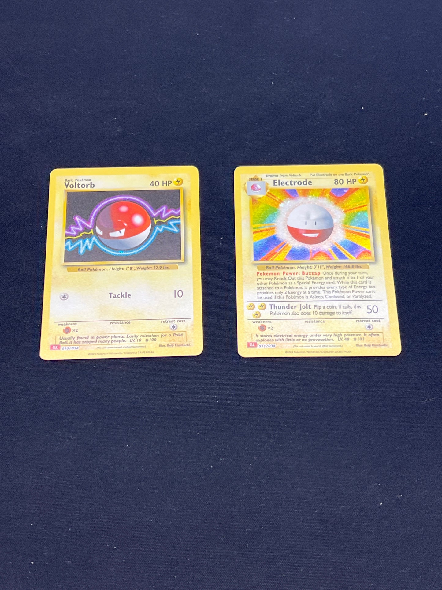 Auction Lot 287: Pokemon Cards Voltorb & Electrode TCG Classic Conditions Vary