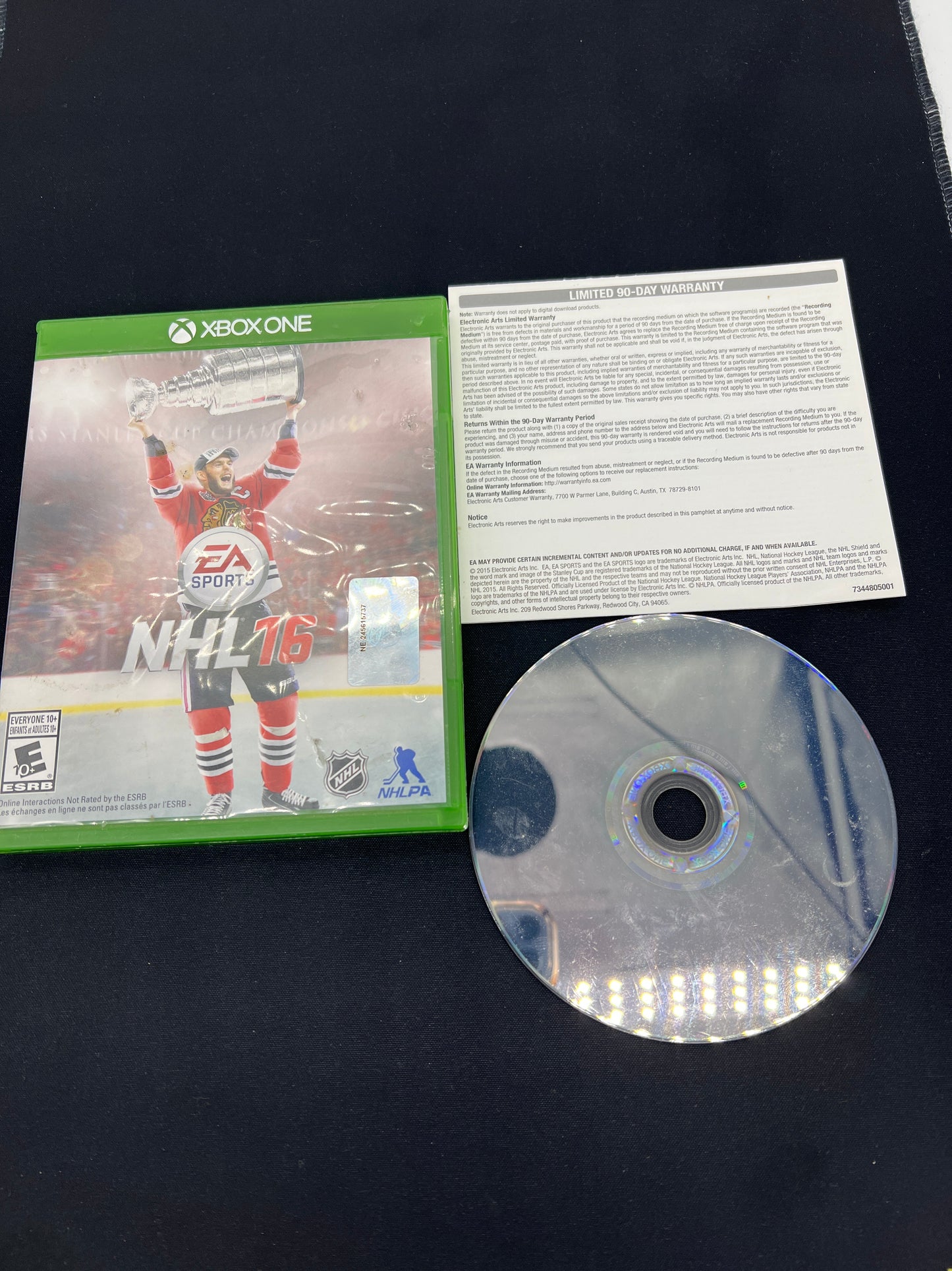 Auction Lot 95: XBOX One Video Game NHL 16