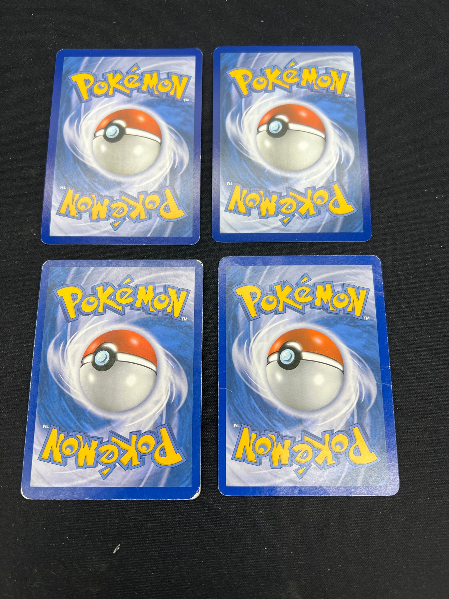 Auction Lot 162: Pokemon Cards Lot of 4 Starter Commons Uncommons Conditions Vary