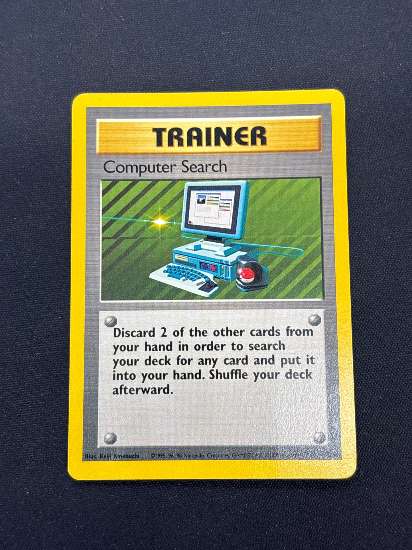 Auction Lot 112: Pokemon Card Computer Switch Base Set Conditions Vary