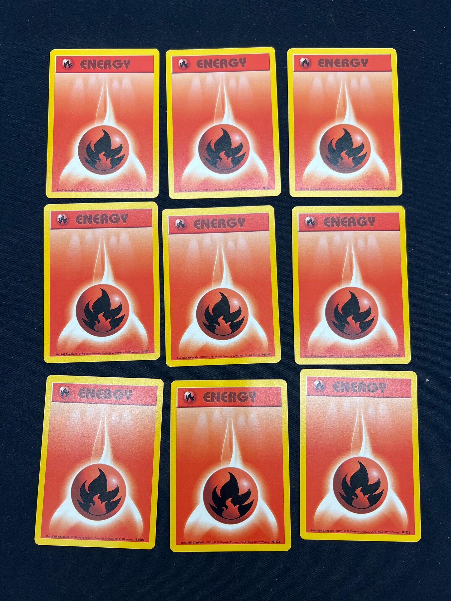 Auction Lot 388: Pokemon Cards WOTC Energy Card Lot 3 Conditions Vary