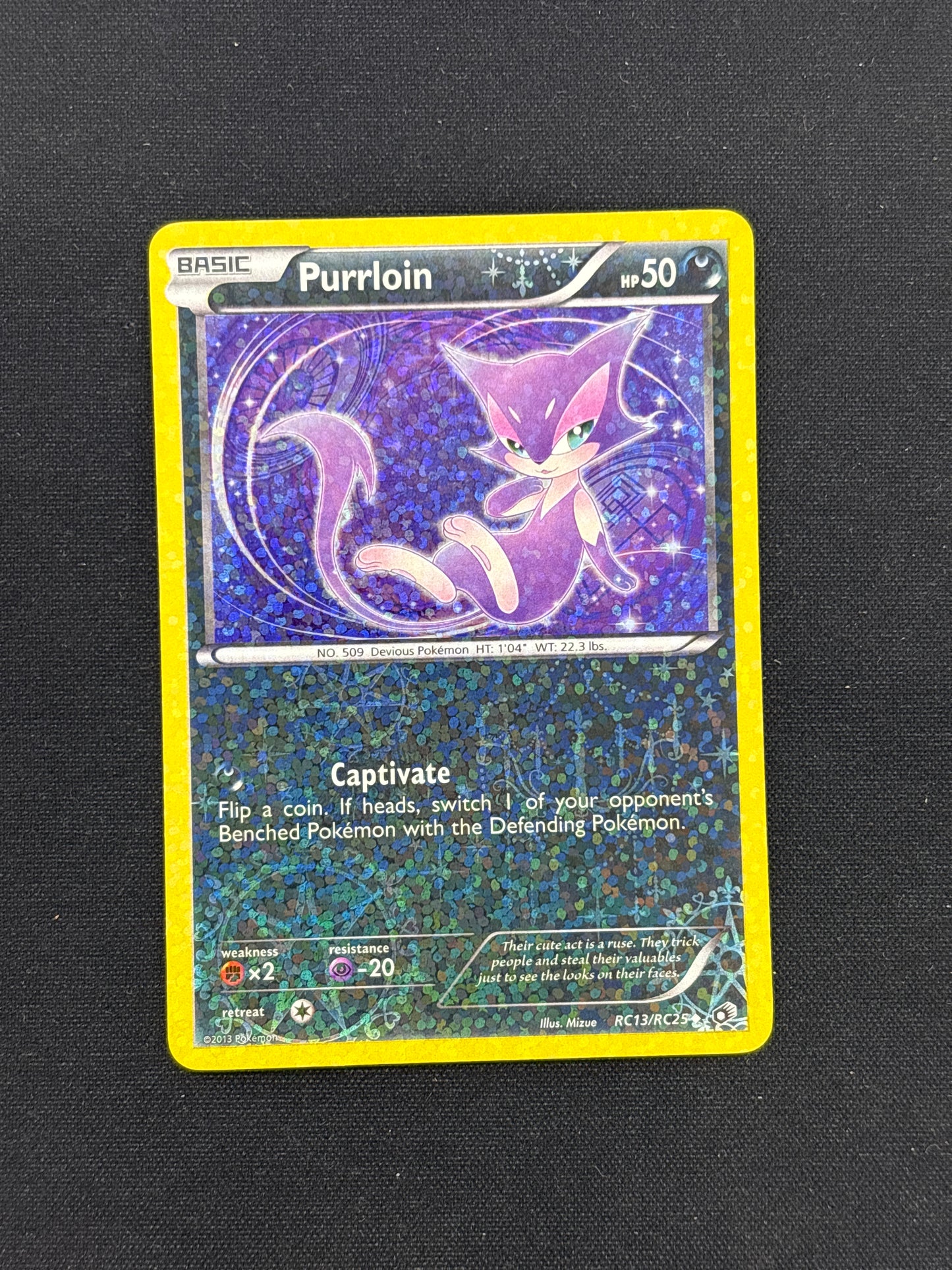 Auction Lot 5: Pokemon Card Purrloin Radiant Collection Conditions Vary