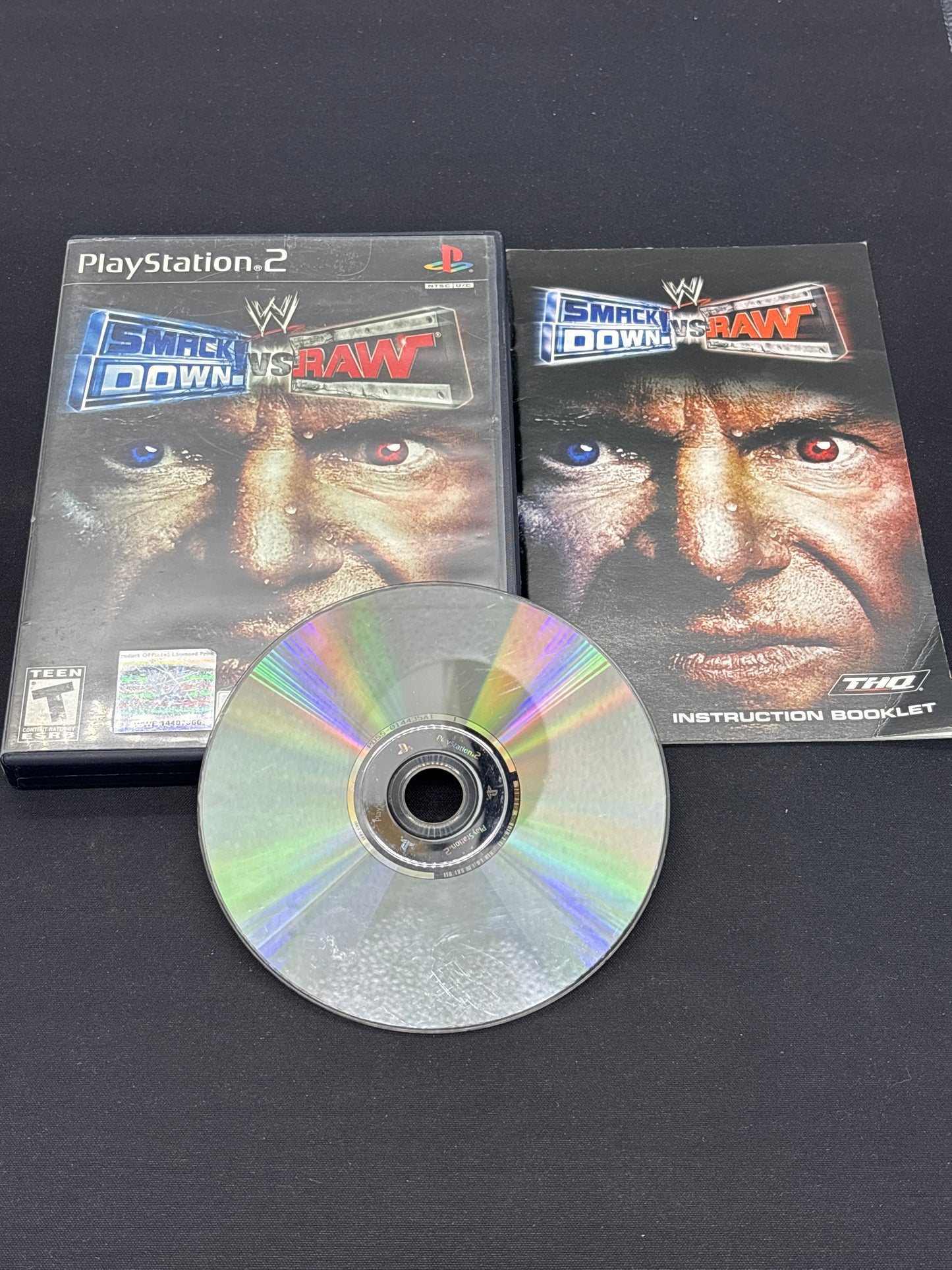 Auction Lot 157: PlayStation 2 WWE Smackdown VS Raw With Case & Disc