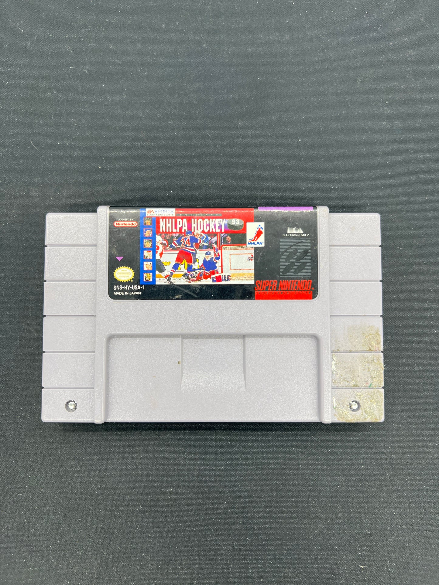 Auction Lot 206: SNES Video Game NHLPA Hockey Loose