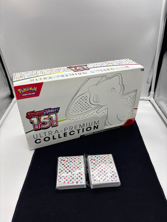 Auction Lot 106: Pokemon 151 UPC Empty With ETB Card Sleeves