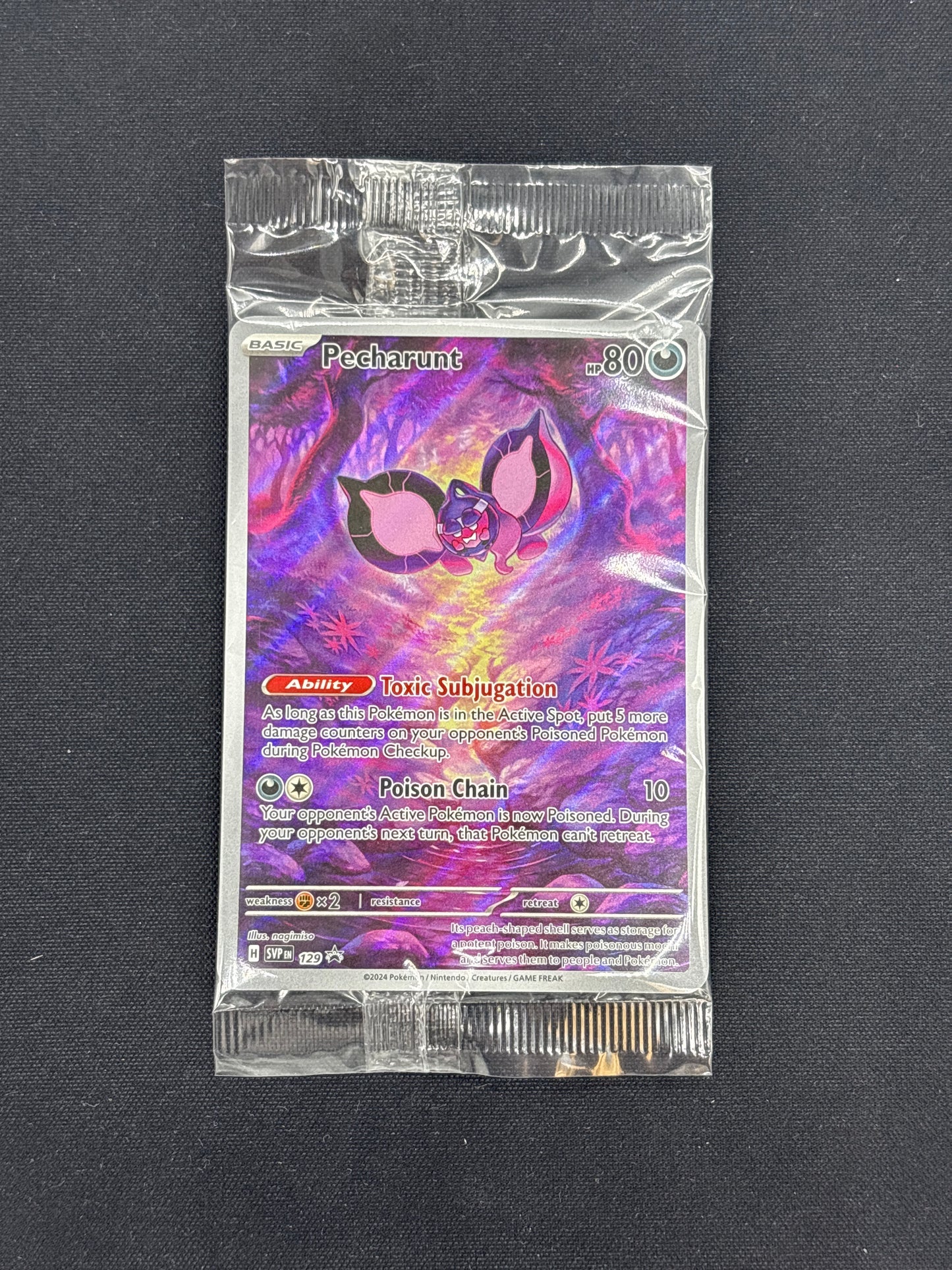 Auction Lot 43: Pecharunt Shrouded Fable ETB Promo Card Sealed