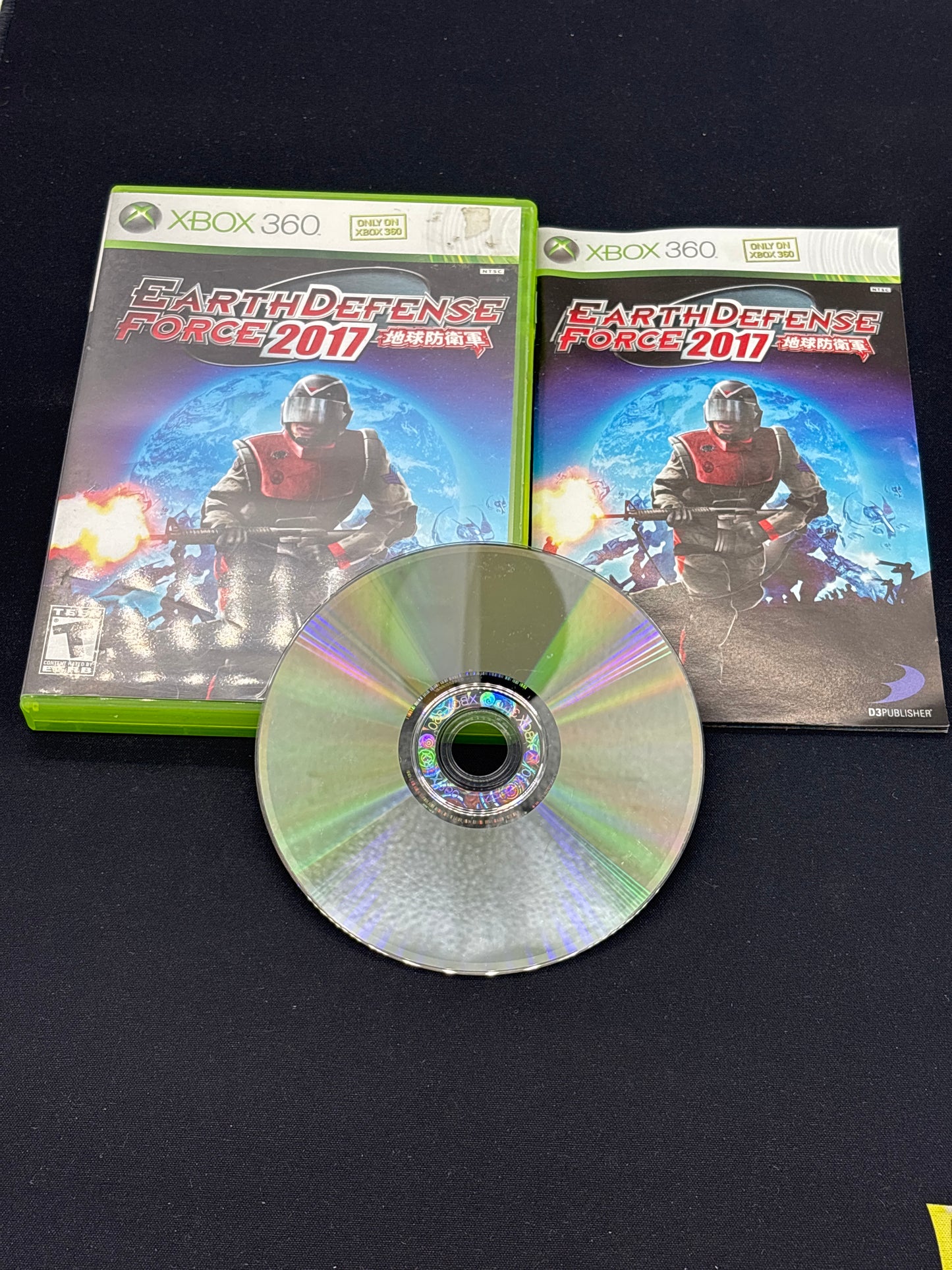 Auction Lot 144: XBOX 360 Earth Defense Force 2017 With Case & Disc