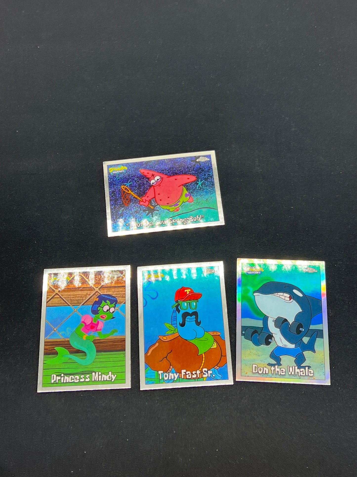 Auction Lot 262: Spongebob Cards Topps Chrome 25th Anniversary 2025 Base Cards Conditions Vary