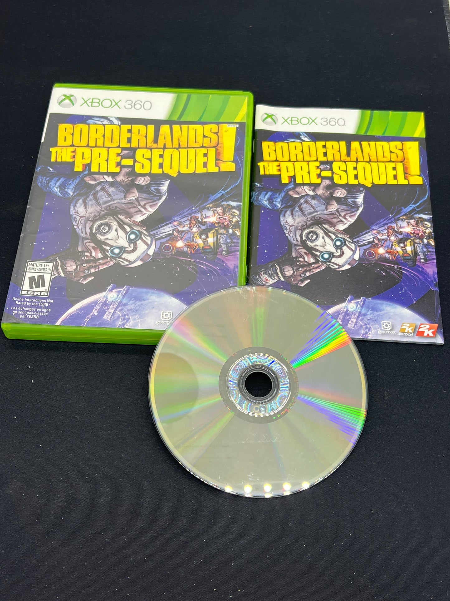 Auction Lot 29: XBOX 360 Borderlands The Pre-Sequel CIB